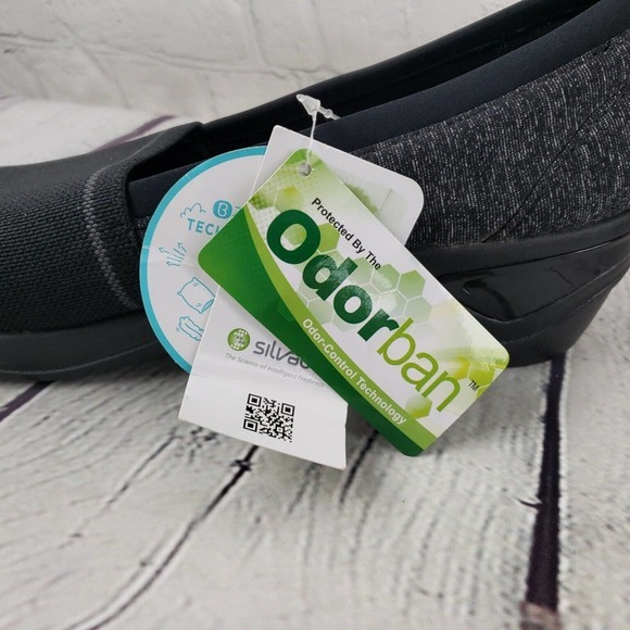 Bzees Kudos Womens Size 9 M Black Comfort Slip On Open Toe Sandals - Picture 8 of 12